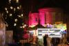 Beleuchtung der Stadtkirche von Seelow (Weihnachtsmarkt)