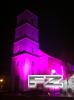 Beleuchtung der Stadtkirche von Seelow (Weihnachtsmarkt)
